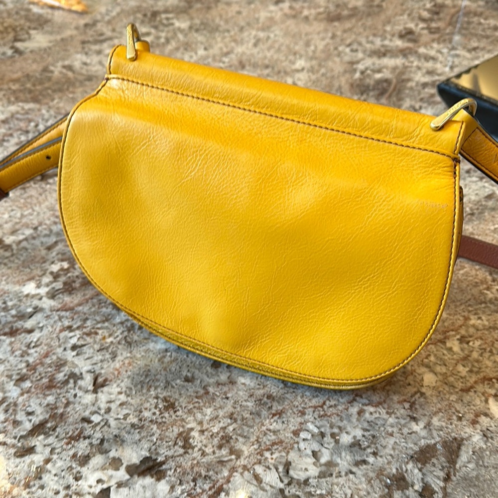 Gold Leather crossbody ~ Vera Bradley NWT